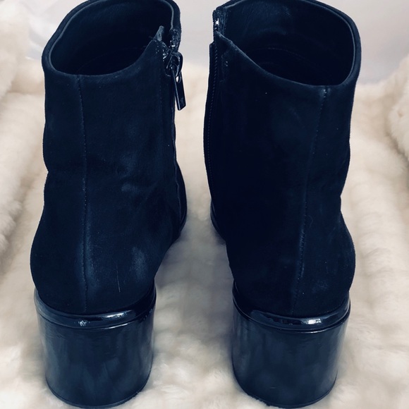 Robert Cleregie suede and patent leather boot - Picture 4 of 5